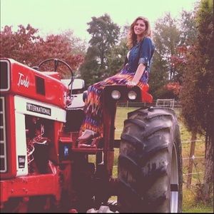 Colorful summer maxi dress 🌈